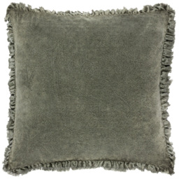 Yard Bertie Moss Cotton Velvet Cushion - thumbnail 1