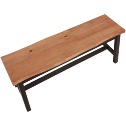 Core Products Corona 2 Seater Black Dining Bench - thumbnail 3