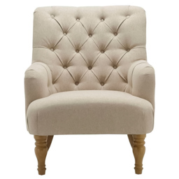 Padstow Button Back Wheat Armchair - thumbnail 3