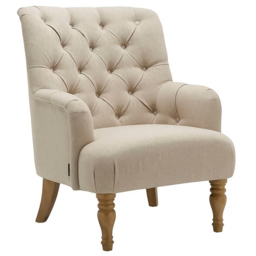 Padstow Button Back Wheat Armchair - thumbnail 2
