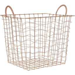 Premier Housewares Vertex Copper Plated Basket - thumbnail 2