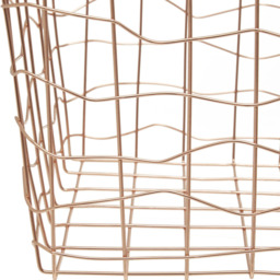 Premier Housewares Vertex Copper Plated Basket - thumbnail 4