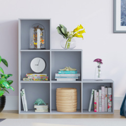 Vida Designs Durham 6 Grey Cube Staircase Storage Unit - thumbnail 3