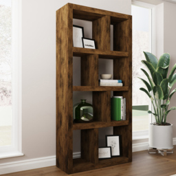 GFW Jakarta Multi Shelf Mango Yellow Tall Open Bookshelf - thumbnail 1