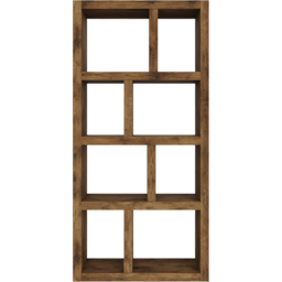 GFW Jakarta Multi Shelf Mango Yellow Tall Open Bookshelf - thumbnail 3