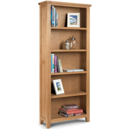 Julian Bowen Astoria 5 Shelves Oak Tall Bookcase - thumbnail 2