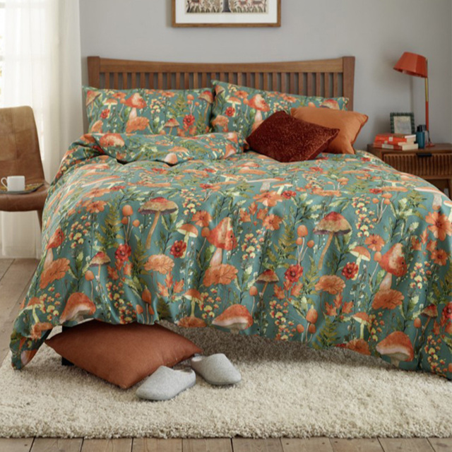 Deyongs Mushroom Sage Double Duvet Set - image 1