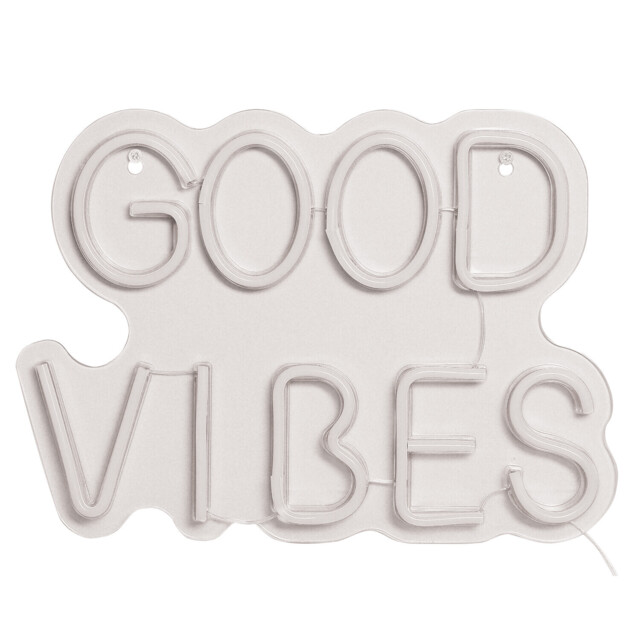 Good Vibes Pink Neon Sign Light - image 1