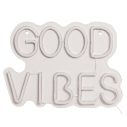 Good Vibes Pink Neon Sign Light - thumbnail 1