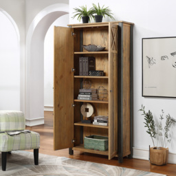 Baumhaus Urban Elegance 2 Door Tall Storage Cabinet - thumbnail 2