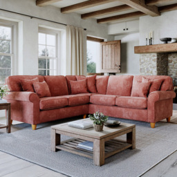 Sinatra Glory Deep Terra 5 Seater Left Hand Corner Sofa