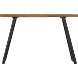 Seconique Quebec Oak Effect Wave Edge Medium Console Table - thumbnail 4