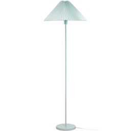 ValueLights Akira Blue Pleated Shade LED Floor Lamp - thumbnail 1