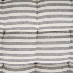 Soft Stripe Seat Pad Grey and White - thumbnail 4