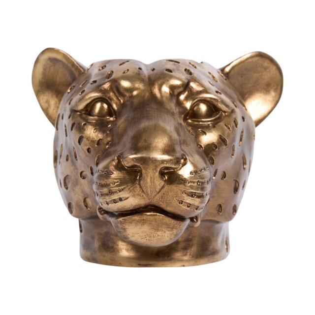 Leopard Candle Holder Gold - image 1