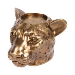 Leopard Candle Holder Gold - thumbnail 4