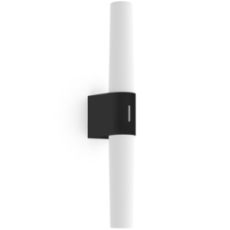 Nordlux Helva Double Basic Black Wall Light - thumbnail 1