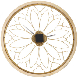 Charles Bentley Ullswater 60cm Wood Effect Round Skeleton Indoor and Outdoor Wall Clock - thumbnail 3