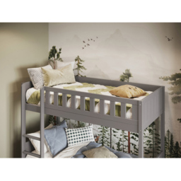 Flair Bea Shorty Wooden Grey Bunk Bed - thumbnail 2