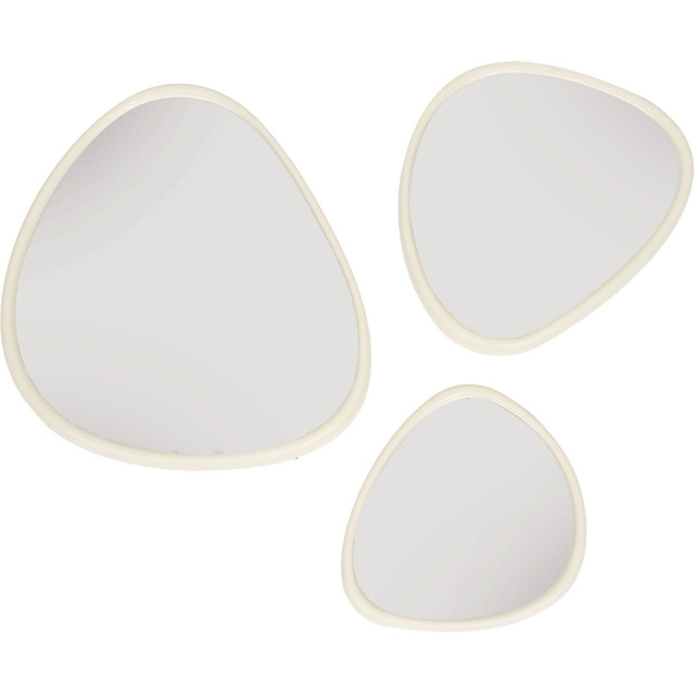 Set of 3 Stone Organic Shape Mirrors - image 1