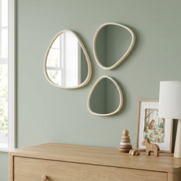 Set of 3 Stone Organic Shape Mirrors - thumbnail 3
