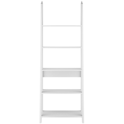 Tiva 5 Shelf White Ladder Bookcase - thumbnail 3