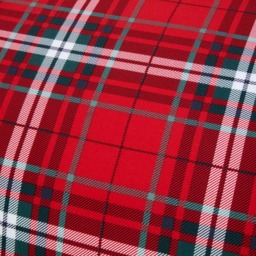 Red Super King Size Tartan Christmas Duvet Set - thumbnail 3