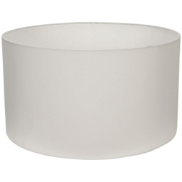 ValueLights Reni Large White Fabric Drum Shade - thumbnail 1