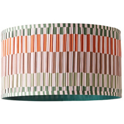 ValueLights Rae Large Natural Striped Easy Fit Shade
