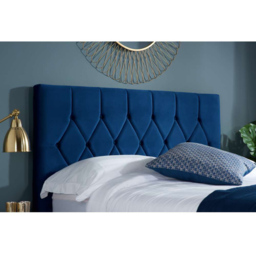 Loxley Small Double Blue Fabric Bed - thumbnail 4
