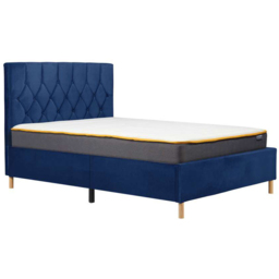 Loxley Small Double Blue Fabric Bed - thumbnail 3