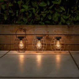The Solar Company Cage Lantern Light (Assorted Colours) - thumbnail 2