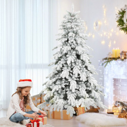 StarBright Snow Flocked Artificial Christmas Tree 6ft - thumbnail 3