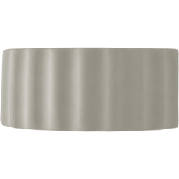 ValueLights Pablo Moss Green Ribbed Ceramic Flush Wall Light with Bulb - thumbnail 1