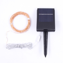 Garden Kraft Warm White 100 Micro Copper Solar LED String Light - thumbnail 2