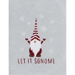 Noel Square White Xmas Gonks Cotton Velour Hand Towel 2 Pack - thumbnail 3