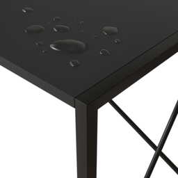 Miami Black Folding Computer Desk - thumbnail 4
