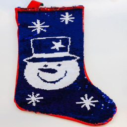 Shatchi Christmas 2-in-1 Sequin Stocking Sack - thumbnail 4