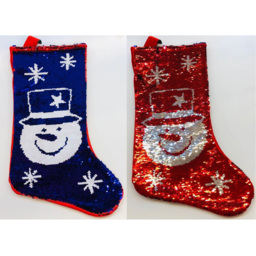 Shatchi Christmas 2-in-1 Sequin Stocking Sack - thumbnail 2