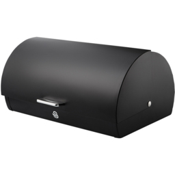 Swan Serenity EEJB277 Black Bread Bin with 3 Piece Canister Set - thumbnail 2