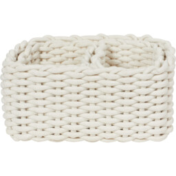 Cream Rope Storage Basket 3 Pack