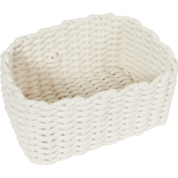 Cream Rope Storage Basket 3 Pack - thumbnail 4