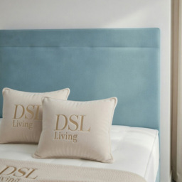 DS Living Muse Duck Egg Super King Size Plush Velvet Divan Bed - thumbnail 2