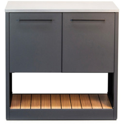 Sahara 2 Door Single Shelf Kitchen Island Unit - thumbnail 3