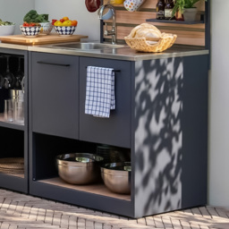 Sahara 2 Door Single Shelf Kitchen Island Unit