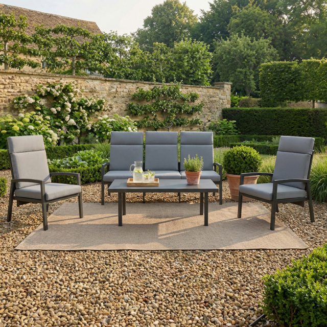 Stowbridge Sofa Set Grey - image 1