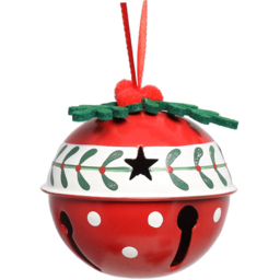 Christmas Hanging Bell - Red - thumbnail 2