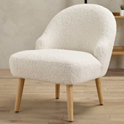 Ted White Boucle Accent Chair - thumbnail 1