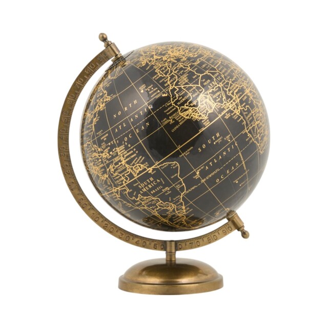Black and Gold Globe - image 1