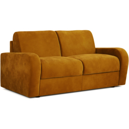 Jay-Be Deco 2 Seater Luxe Velvet Saffron Sofa Bed with e-Sprung Mattress - thumbnail 2